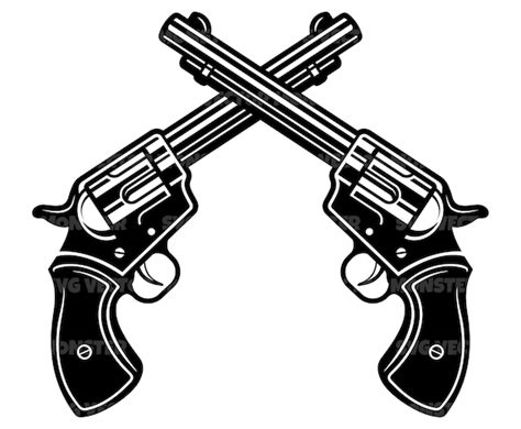 Gun Svg Silhouette Clipart Army Weapons Svg Pistol Svg Pistols Clip By | The Best Porn Website