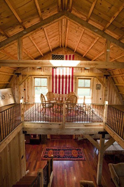 Loft area in Barn Home, but make it a play room or sleepover loft | Gambrel barn, Barn house ...