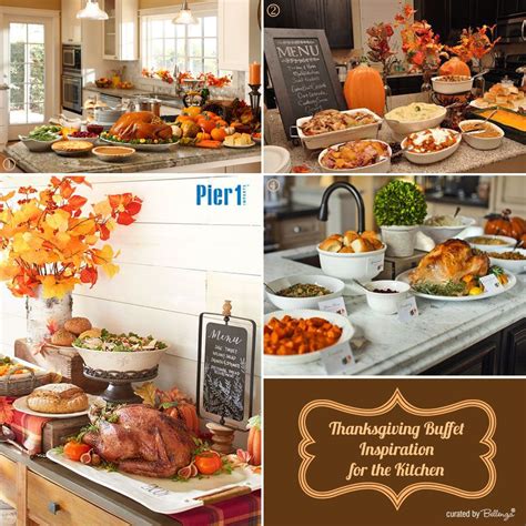 Easy Thanksgiving Buffet Table Display Ideas at Home - | Thanksgiving ...