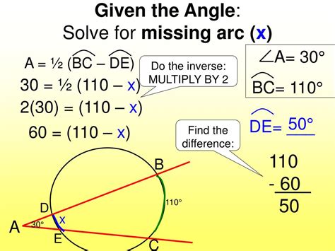 PPT - Secant Angles & Arcs PowerPoint Presentation, free download - ID:5397929