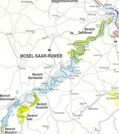 Saar River Map