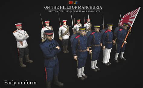 Early uniform image - On the hills of Manchuria (history of russo ...