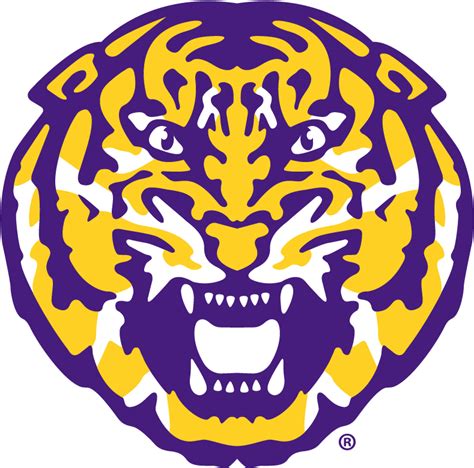 Louisiana Clipart Lsu Tiger - Lsu Tigers Logo Transparent - Png ...