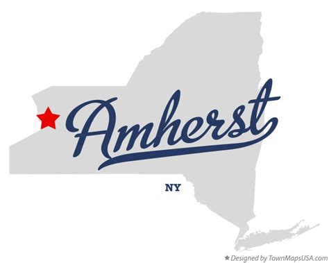 Map of Amherst, NY, New York