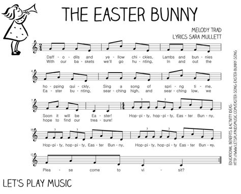 The Easter Bunny Song - Let's Play Music