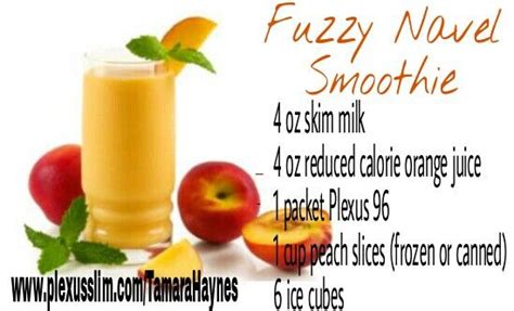 Fuzzy Navel smoothie | Reduced calories, Fuzzy navel, Smoothies