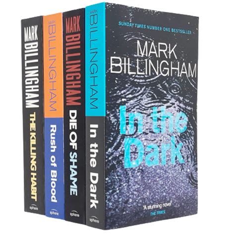 Mark Billingham 4 Books Collection Set(In The Dark,Die of Shame,Rush,Habit) NEW | The Book Bundle