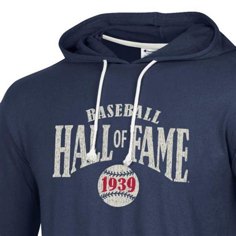 Men’s Champion Vintage Wash Baseball Hall of Fame Navy Long Sleeve ...