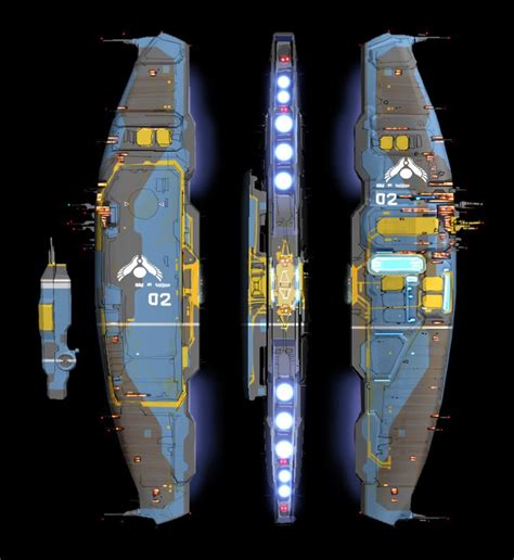 Homeworld-RC_Mothership_3_views.jpg (826×900) | Spaceship art ...