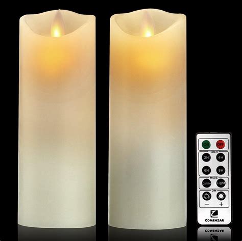 Online Store: Battery Candles, Flickering Flameless Candles Set Of 2 X 7 Battery Operated ...