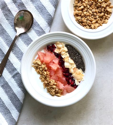 Healthy Greek Yogurt Breakfast Bowl with Winter Fruit • This Season's Table