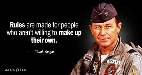 TOP 25 QUOTES BY CHUCK YEAGER | A-Z Quotes