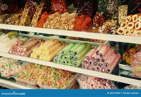 Turkish Delight stock photo. Image of candy, store, sweet - 48313844