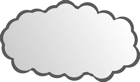 Clipart - Simple Cloud