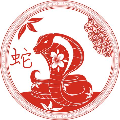 snake chinese zodiac emblem 24098437 PNG