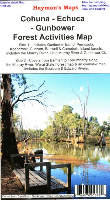 Cohuna Echuca Gunbower Map Hayman - Maps, Books & Travel Guides