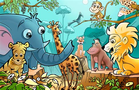 jungle scene for kids - Clip Art Library