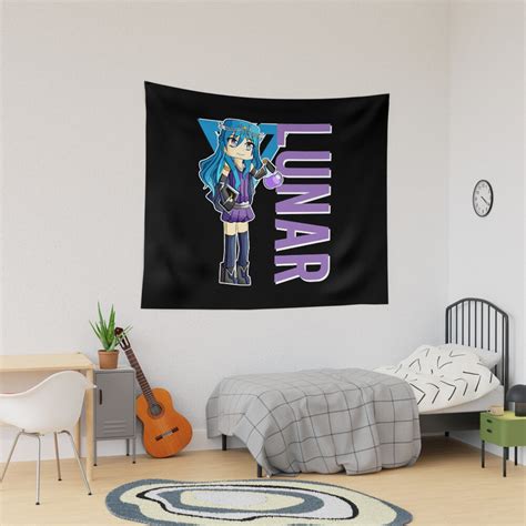 ItsFunneh Lunar Krew Gamer Fan Art 2024 Tapestry | ItsFunneh Store