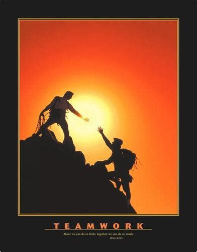 Motivational Teamwork Poster Unframed | Motivational Posters | Art Posters Printing