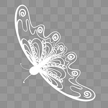 Cartoon Butterfly Silhouette PNG Images, Cartoon Butterfly Silhouette, Cartoon Drawing ...