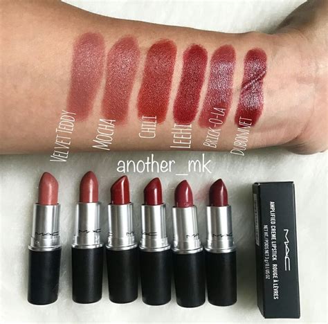 Mac lipsticks swatches | Mac lipstick swatches, Lipstick, Makeup swatches