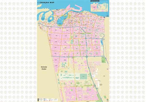 Sharjah City Map