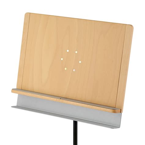 Music stand desk, wood, extensible | common beech natural / black ...