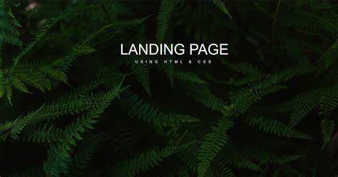 Full Screen Landing Page source code - Easy web Coding