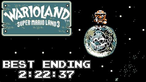 (2:22:37) Wario Land 1 - Best Ending speedrun by LarviStar - YouTube