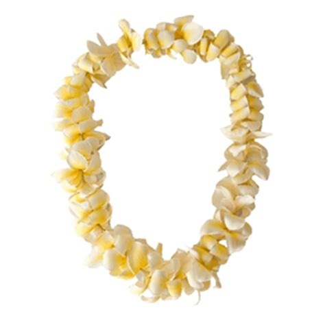 Plumeria Lei (Yellow) - The Hawaiian Lei Company