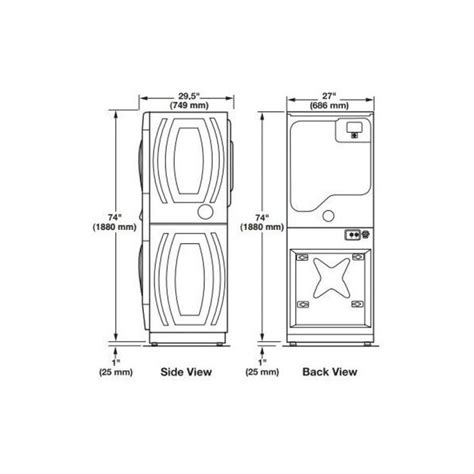 Small Washer Dryer Combo Dimensions at Seth Wood blog