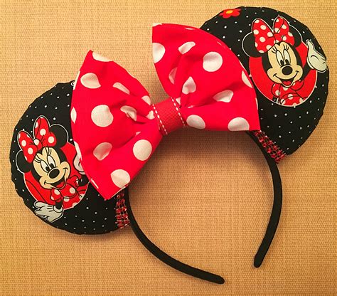 Minnie Mouse Ears | Etsy | Minnie mouse ears, Minnie, Minnie mouse