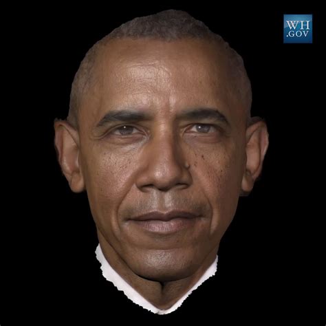 3D Portrait of President Barack Obama