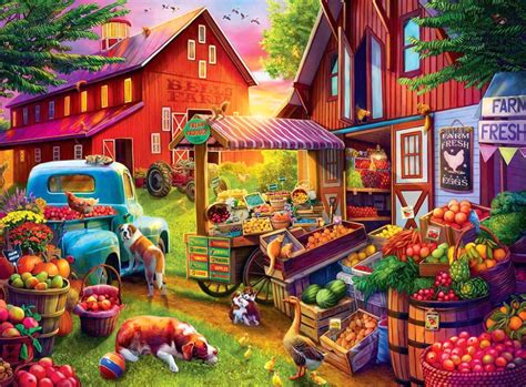 Pin by Sharon Hines on puzzle in 2020 | Buffalo games, Country life, 1000 piece jigsaw puzzles