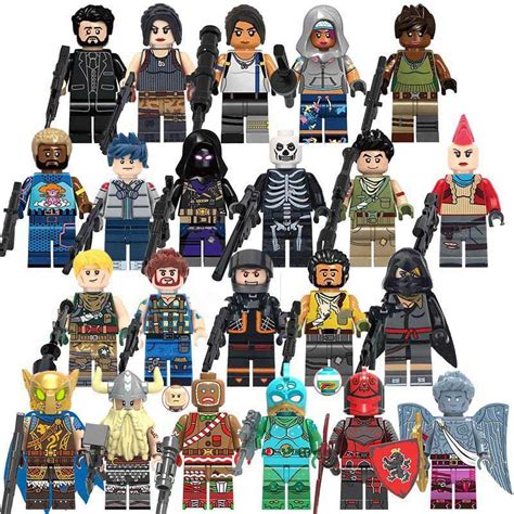 New Fortnite Battle Minifigures Lego Minifigures Toys Fit