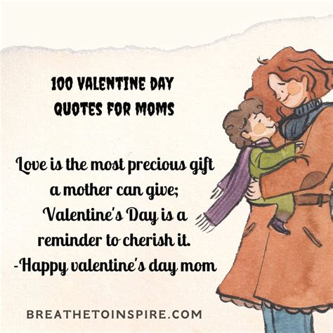 100 Valentine's Day Quotes For Mom (messages And Wishes) - Breathe To ...