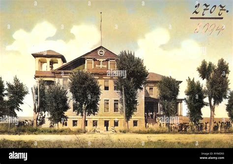 Schools in Nevada, Sparks, Nevada, 1906, Nev., High School Stock Photo ...