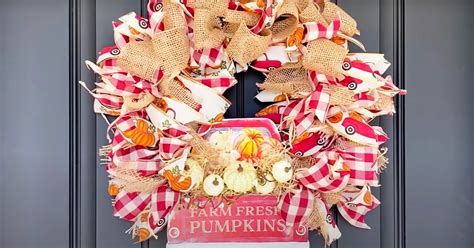 Dollar Tree DIY Fall Wreath