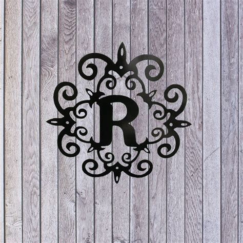 Single Letter Monogram - Etsy