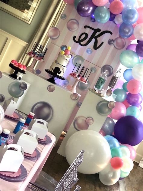 Kara's Party Ideas Bubbles Birthday Party | Kara's Party Ideas