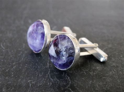 Amethyst Cufflinks silver cufflinks gemstone cufflinks | Etsy | Gemstone cufflinks, Cufflinks ...