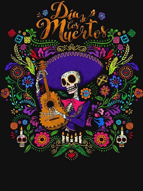 "DIA DE LOS MUERTOS" T-shirt by VERNACI | Redbubble Day Of Dead, Mexico Day Of The Dead, Day Of ...