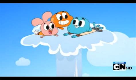 Gumball, Darwin, and Anais on waterspout - El increíble mundo de Gumball Image (23933427 ...