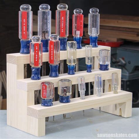 DIY Screwdriver Holder (Easy-to-Make Organizer) | Saws on Skates®