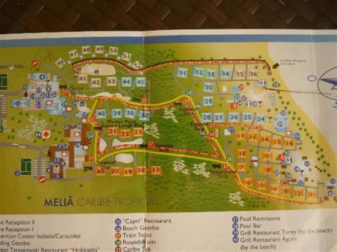 Map of resort - Picture of Melia Caribe Tropical, Bavaro - TripAdvisor