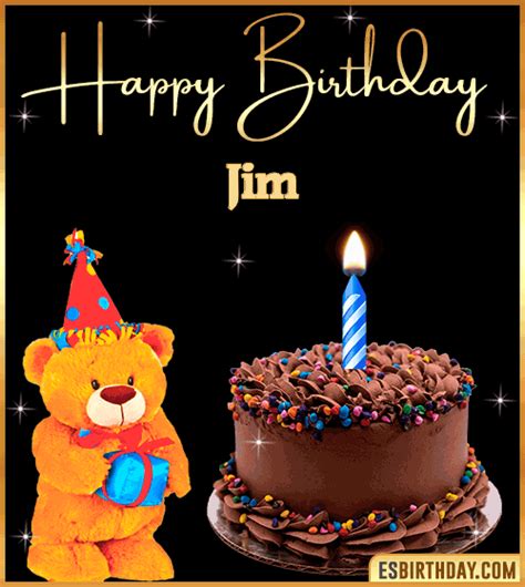 Happy Birthday Jim GIF 🎂 Images Animated Wishes【28 GiFs】