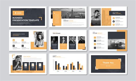 Minimalist Business Presentation - Powerpoint Template :: Behance