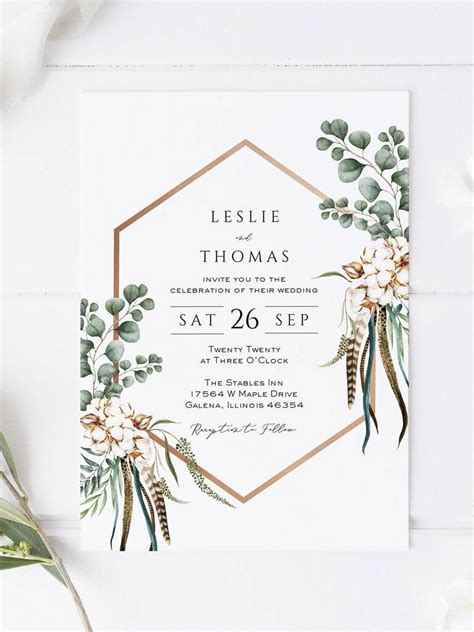 21 Wedding Invitation Templates You Can Print Yourself