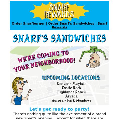 New Snarf's Locations Coming Soon! - Snarfs Sandwiches