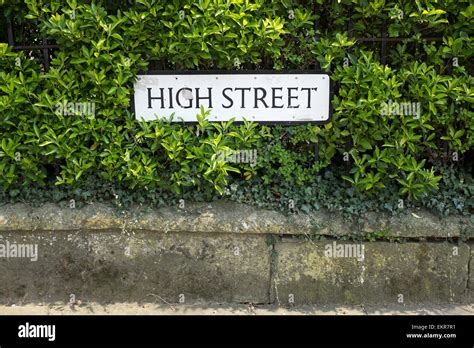 High Street Corsham Stock Photo - Alamy